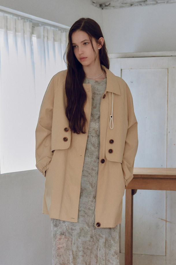 itte - 트렌치코트 - IT_Classic mid trench coat_2color