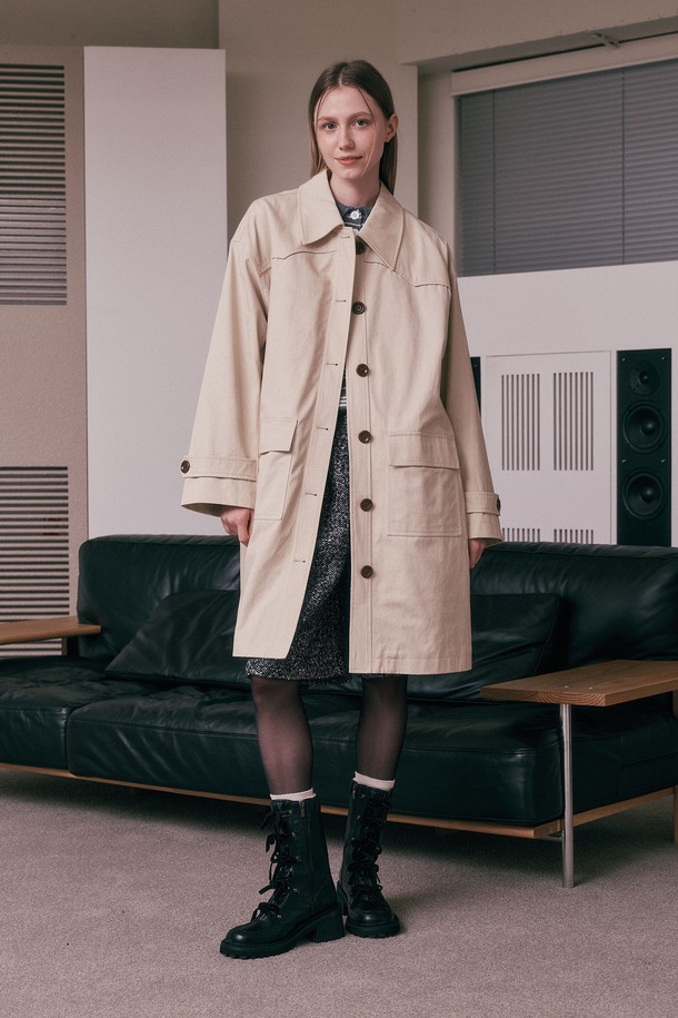 Aei&Rei - 코트 - AR_Mid-length basic coat