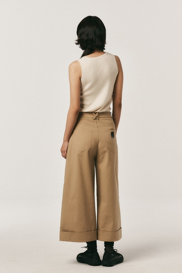 Aei&Rei - 롱/미디팬츠 - AR_Tuck wide pants_3color