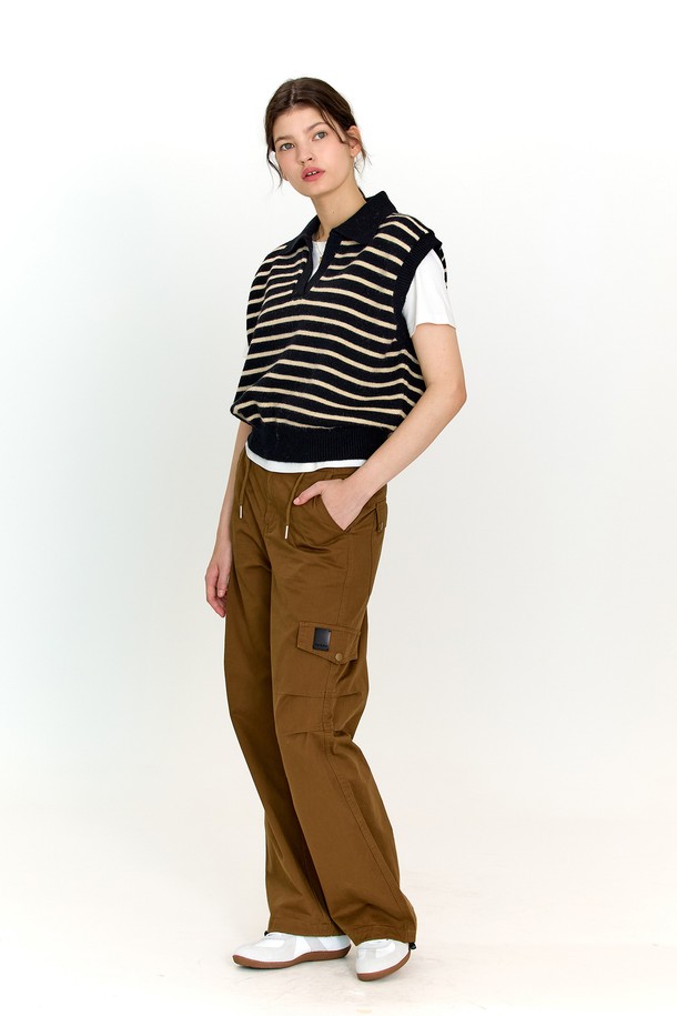 Aei&Rei - 롱/미디팬츠 - AR_Cotton wide cago pants_2color