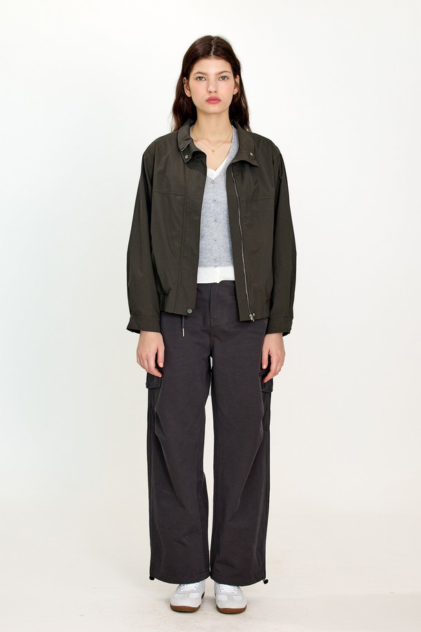 Aei&Rei - 롱/미디팬츠 - AR_Cotton wide cago pants_2color