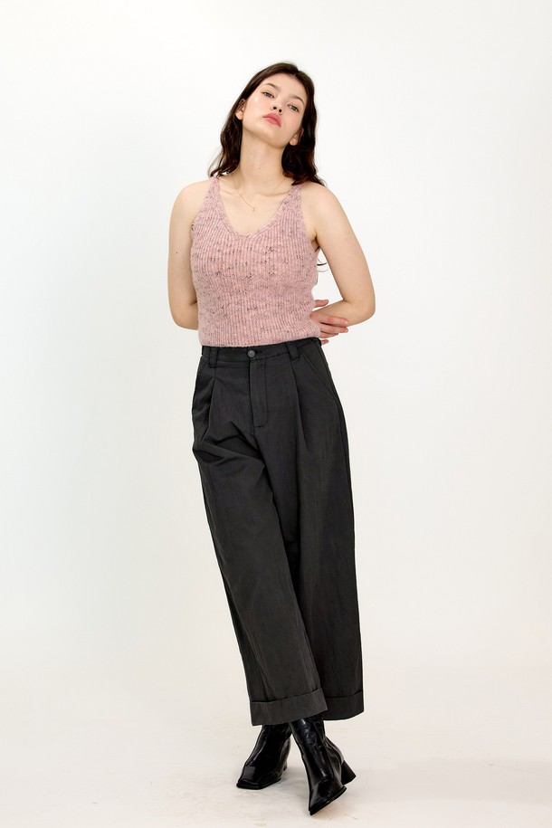 Aei&Rei - 롱/미디팬츠 - AR_Pure cotton casual pants_2color