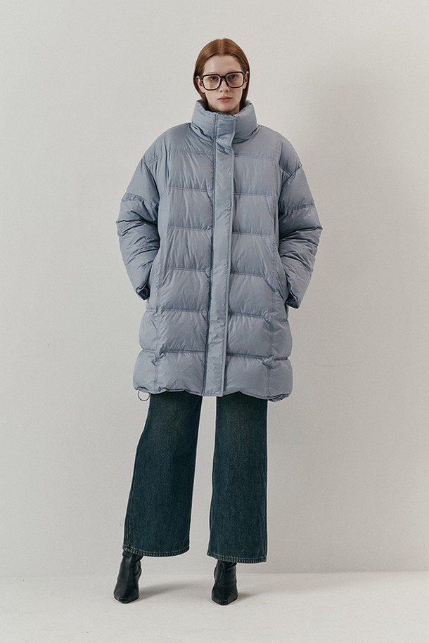 WE'DEE - 패딩 - WD_Trench long duck down jacket_2color