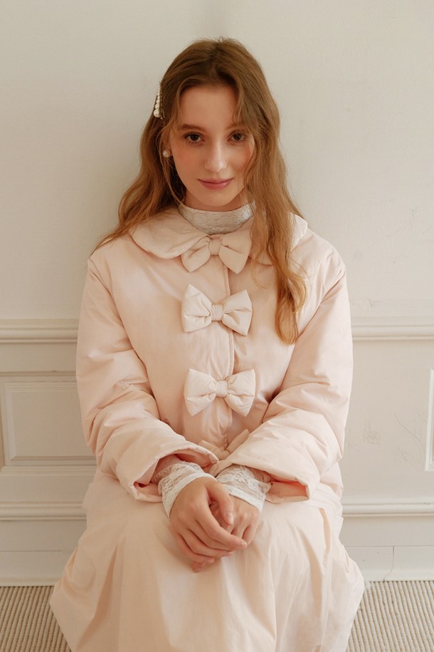 Cest Moidew - 자켓 - Cest_Baby pink bow jacket