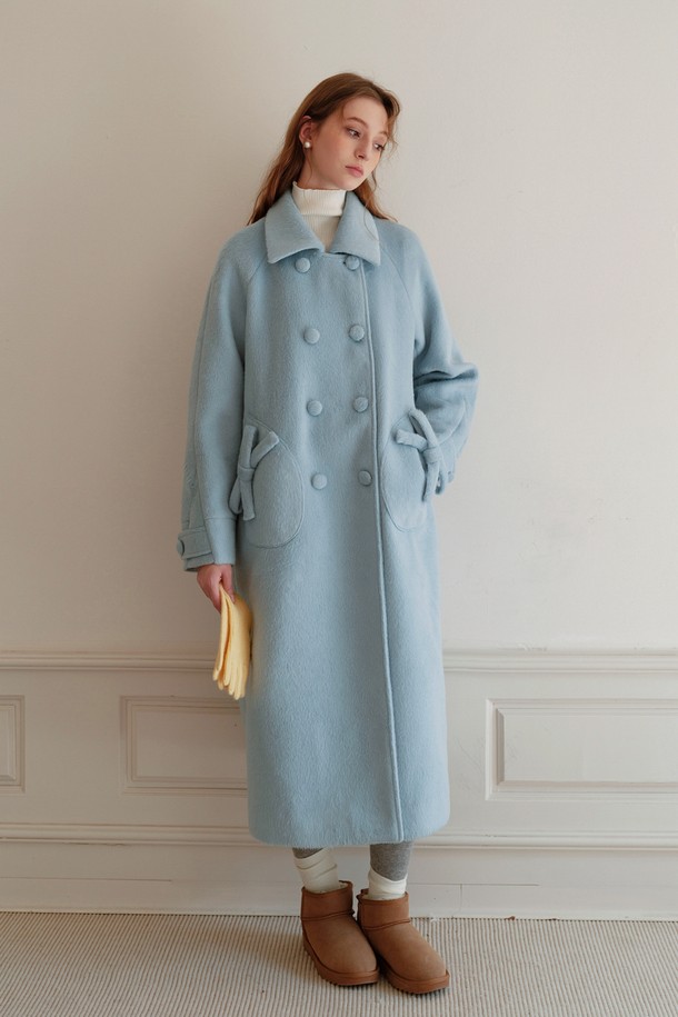 Cest Moidew - 코트 - Cest_Ribbon point double coat