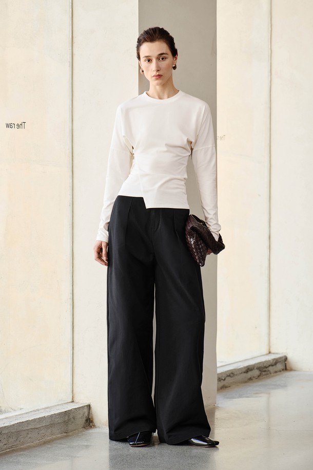 YYIAM - 롱/미디팬츠 - YY_Temperament wide pants_2 color