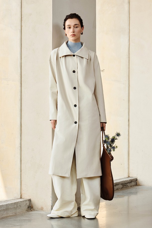 YYIAM - 코트 - YY_Classic single trench coat_2 color