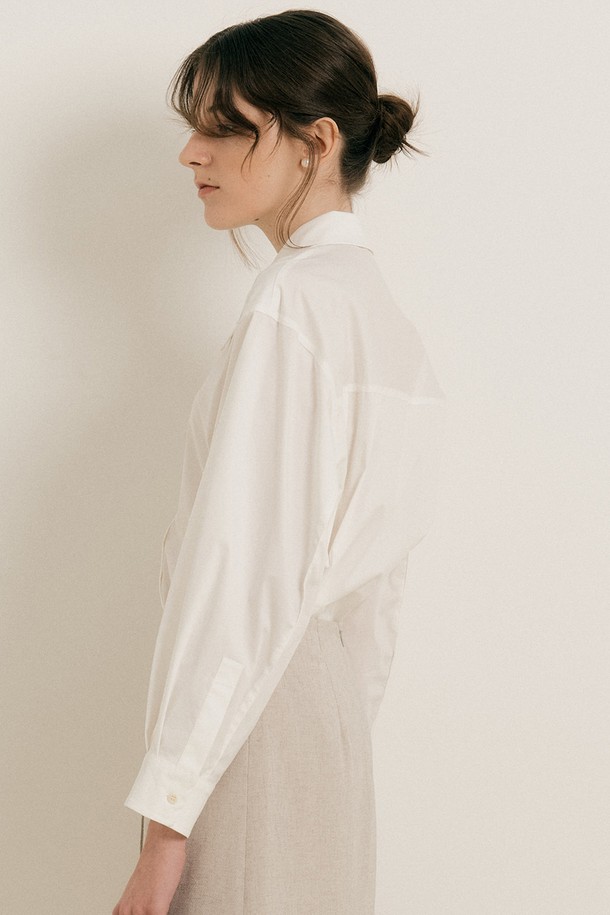 WE'DEE - 셔츠 - WD_Classic white shirt