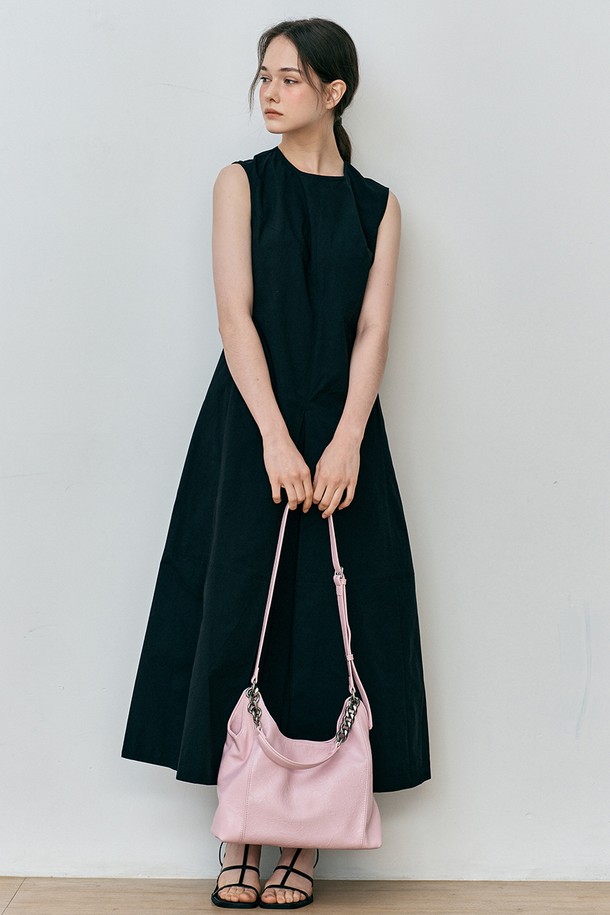 WE'DEE - 숄더백 - WD_Crumple shoulder bag_PINK