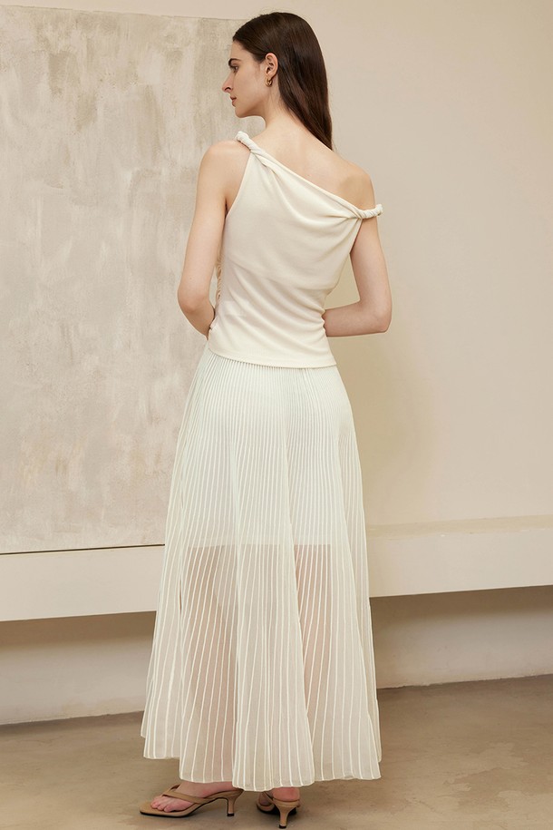 YYIAM - 롱스커트 - YY_Gentle mesh long skirt