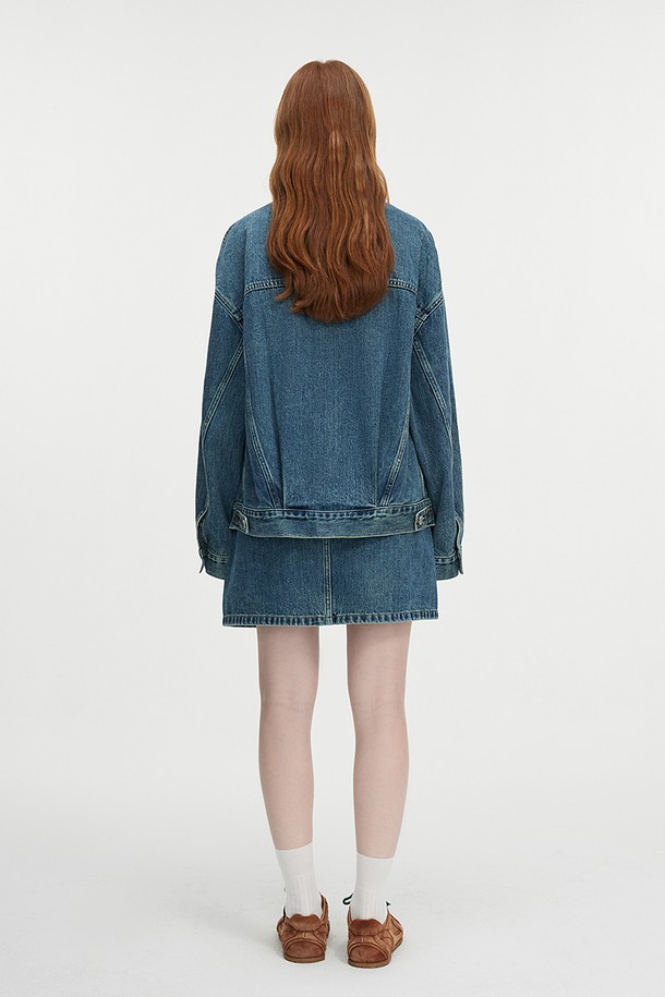 WE'DEE - 데님 - WD_Classic denim mini skirt