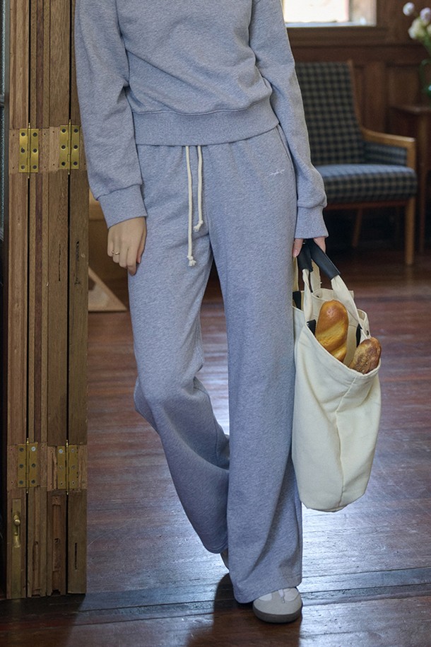 Simple Retro - 트레이닝 팬츠/조거 - SR_Classic casual gray pants