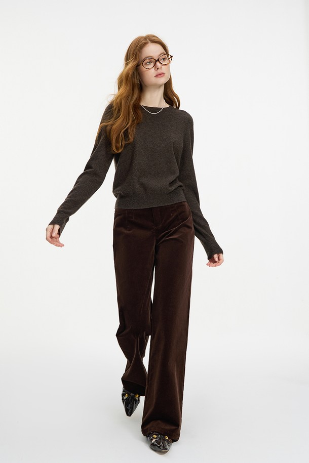 WE'DEE - 스웨터 - WD_Basic woolen knit top