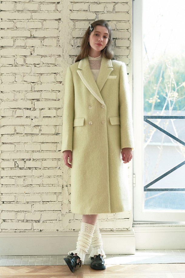 Cest Moidew - 코트 - Cest_Lime wool double coat