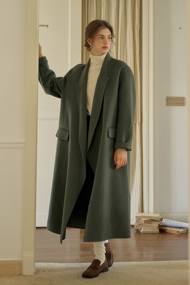 Simple Retro - 코트 - SR_Classic wool long coat