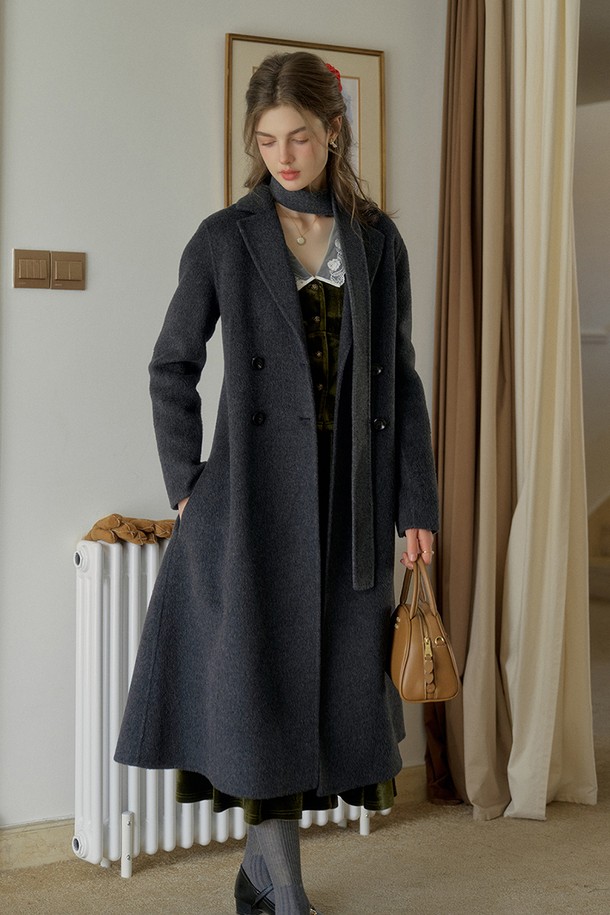 Simple Retro - 코트 - SR_A-line gentle wool coat