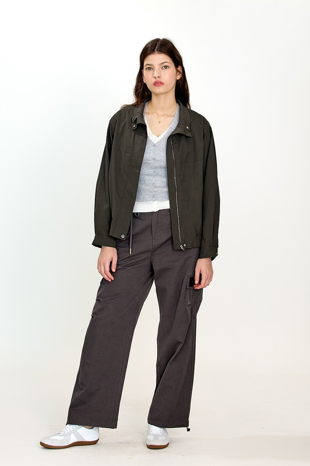 Aei&Rei - 자켓 - AR_Stand collar short jacket