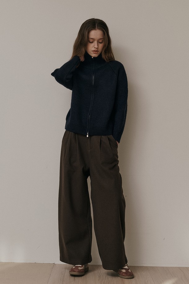 Aei&Rei - 롱/미디팬츠 - AR_Loose winter pants_BROWN