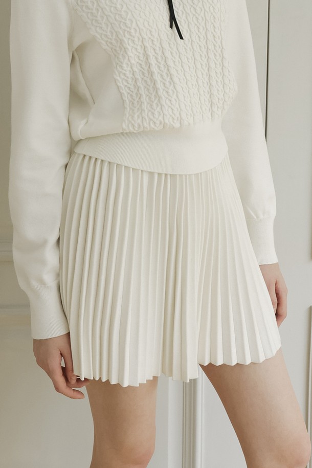 Cest Moidew - 미니스커트 - Cest_Sweety pleated skirt