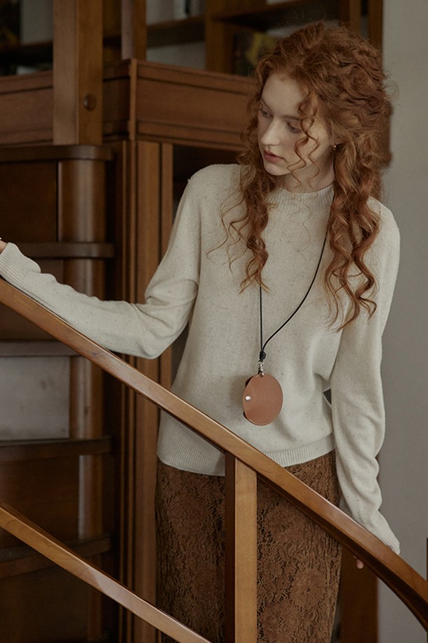 Proud Mary - 스웨터 - PM_Basic high neck knit top_IVORY