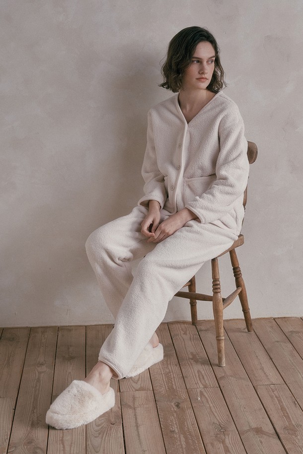 Melanie Joy - 홈웨어 - MJ_Pocket loose two piece pajamas_3color