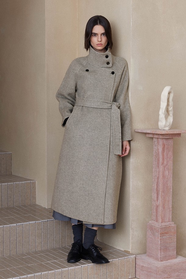 YYIAM - 코트 - YY_Gentle semi overfit coat