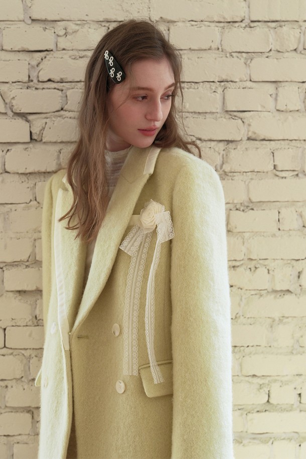 Cest Moidew - 코트 - Cest_Lime wool double coat