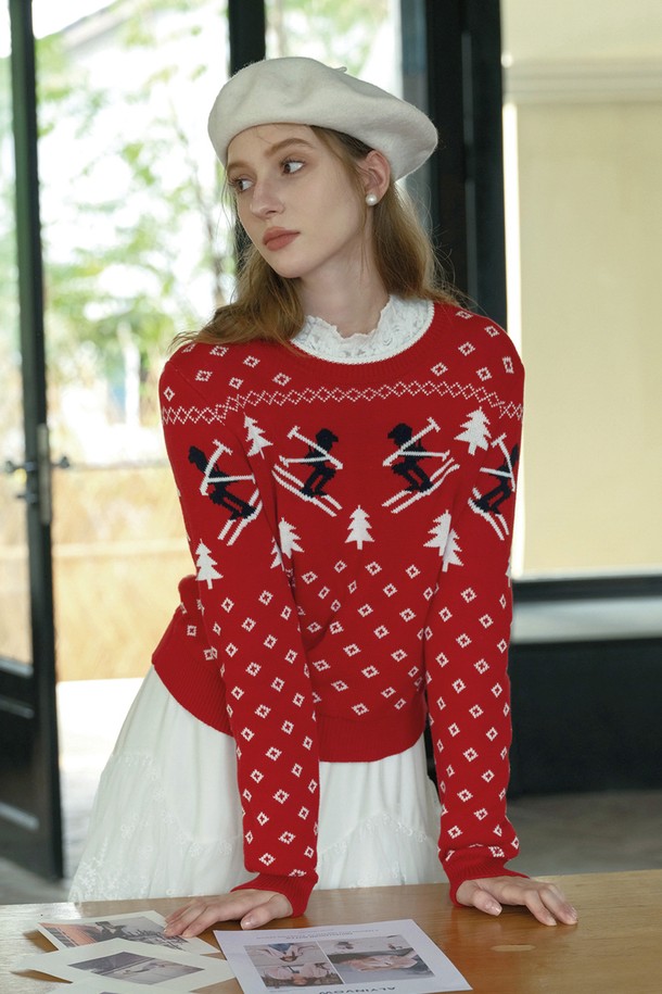 Cest Moidew - 스웨터 - Cest_Winter holiday knit sweater