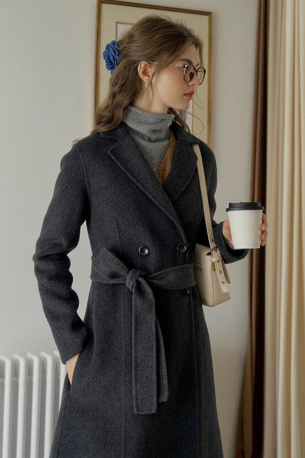 Simple Retro - 코트 - SR_A-line gentle wool coat