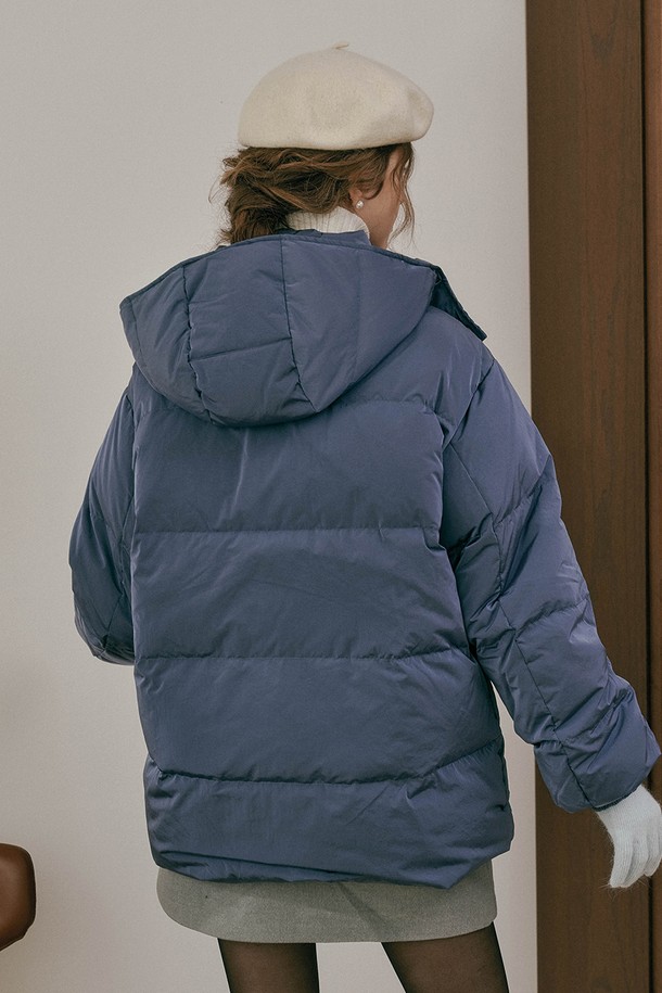 DUNDROP - 패딩 - DD_Dark blue duck down jacket