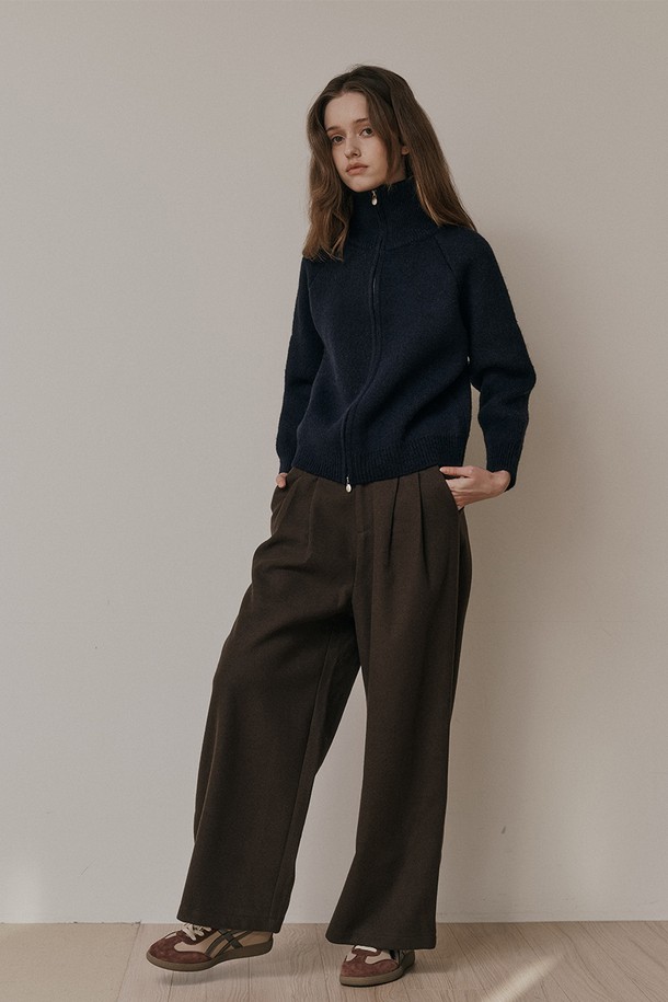 Aei&Rei - 롱/미디팬츠 - AR_Loose winter pants_BROWN