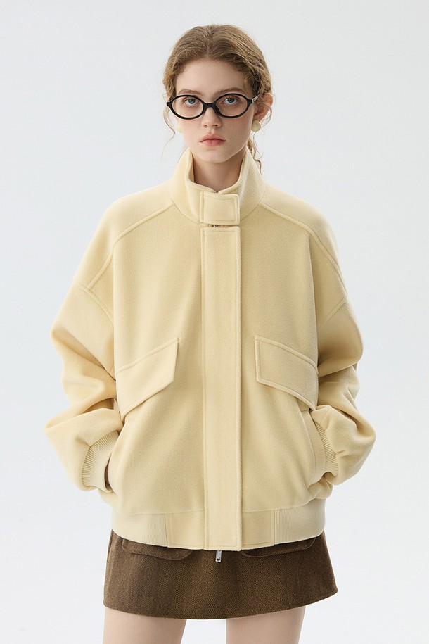 WE'DEE - 자켓 - WD_Causal stand collar jacket