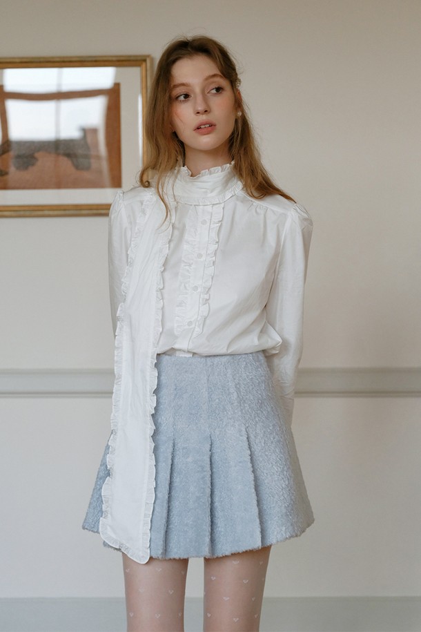 Cest Moidew - 셔츠 - Cest_Big bow white lace shirt