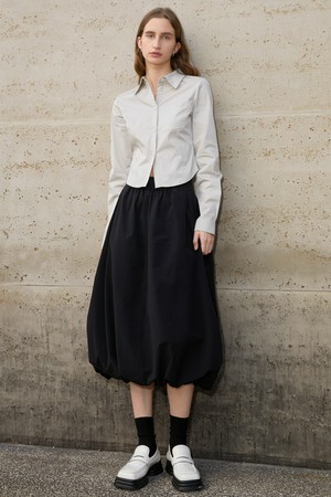 BA_Flower bud nylon skirt_2color