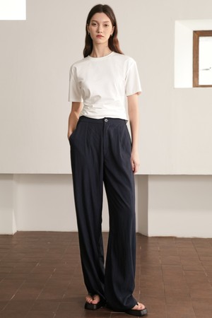 BA_Loose and lazy long pants_NAVY