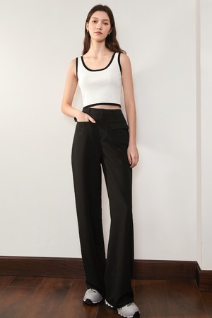 BA_Drape slim pants_BLACK