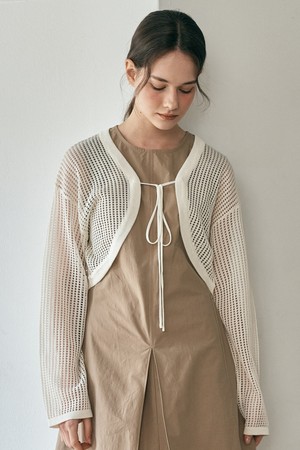 WD_String bolero cardigan_IVORY