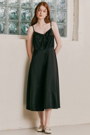 WD_Satin twist slip dress_BLACK