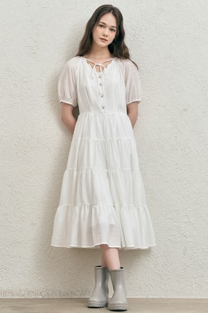 WD_Petal neck cake dress_WHITE