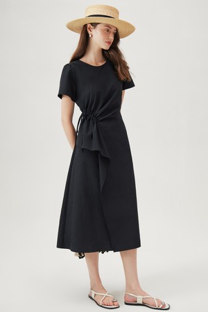 WD_Side drawstring dress_2color