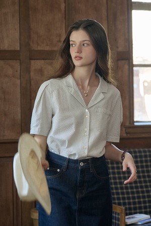 SR_Intellectual Striped vintage shirt