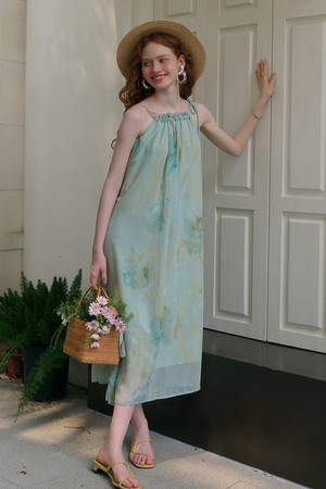 SR_Gentle floral print dress