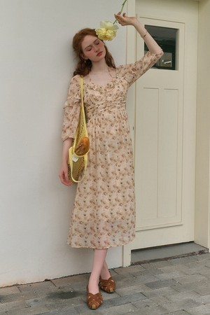 SR_Elegant two-way flower dress