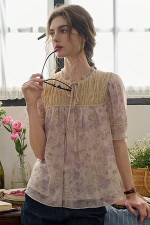 SR_Rose purple floral top