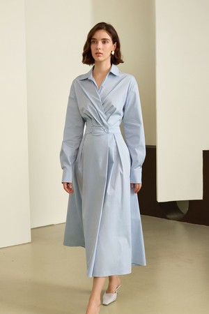 YY_Temperament long-sleeved dress