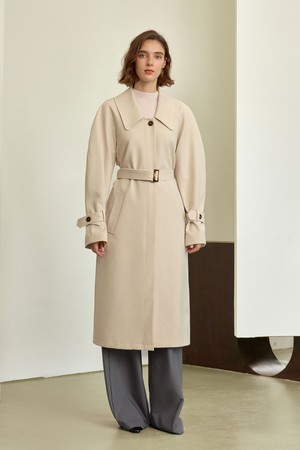 YY_Temperament loose trench coat