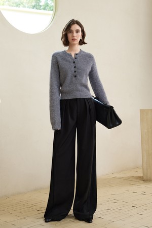 YY_Commuter wide-leg pants_4color