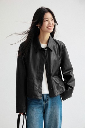 LS_Vintage single leather jacket