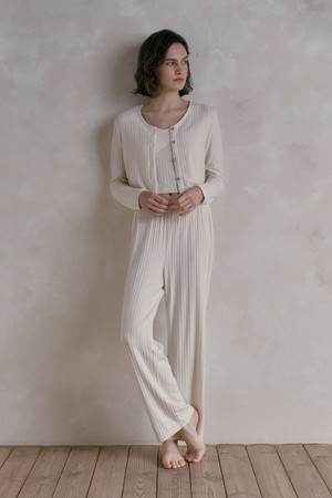 MJ_Sweet three piece pajamas_2color