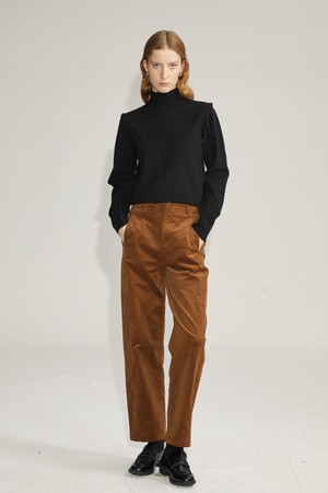 BA_Casual corduroy straight pants